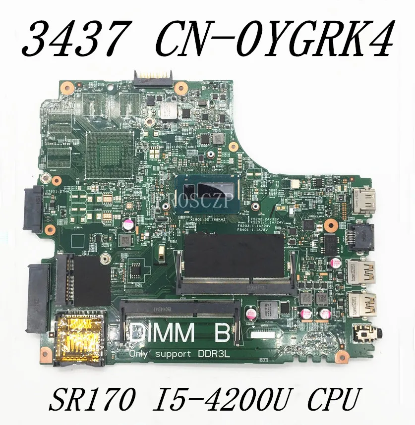 CN-0YGRK4 0YGRK4 YGRK4      14R 3437 5437   12307-2 /SR170 I5-4200U CPU 100%  