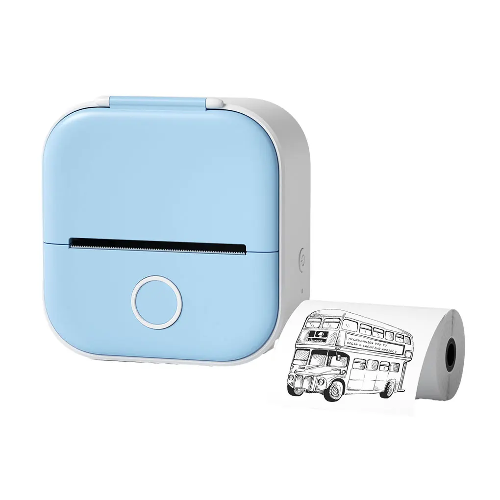 

Inkless Printer Compact Stable Performance Easy Operation T02 Pocket Printer Mini Printer