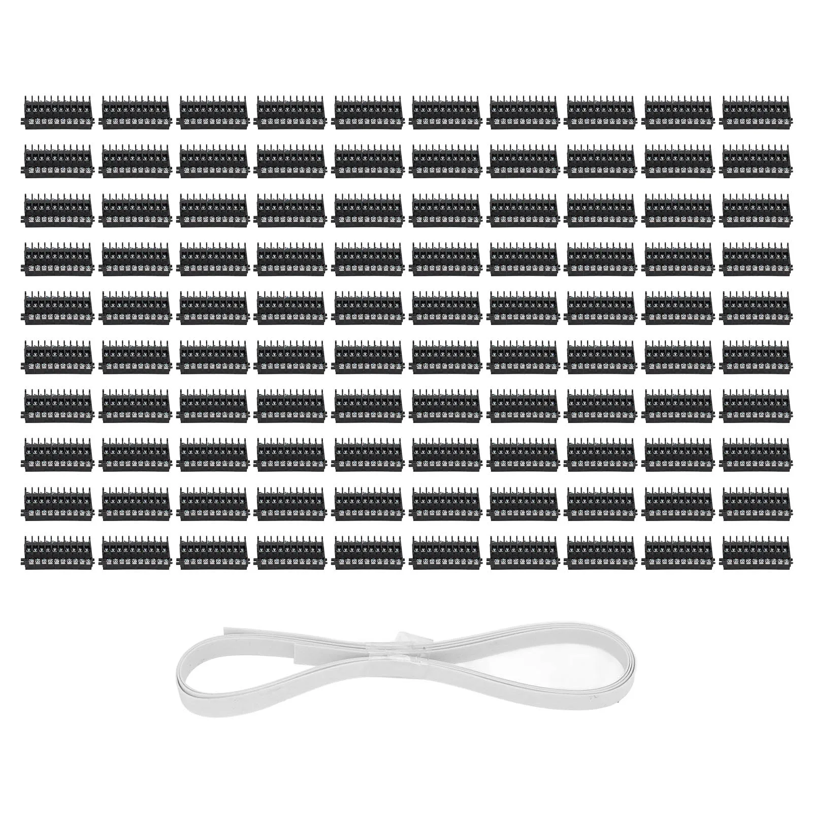 

Клеммная колодка, прочная, долговечная, высокая прочность, простая установка, Клеммная колодка для проводки, простая эксплуатация электрического соединения