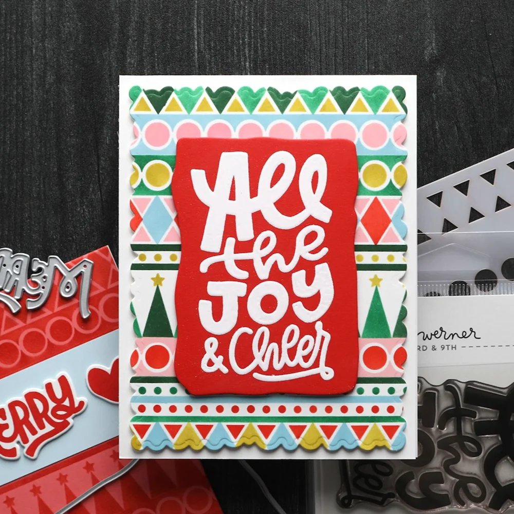 Новые штампы и трафарет на Рождество веселый Щелкунчик радость ручная работа