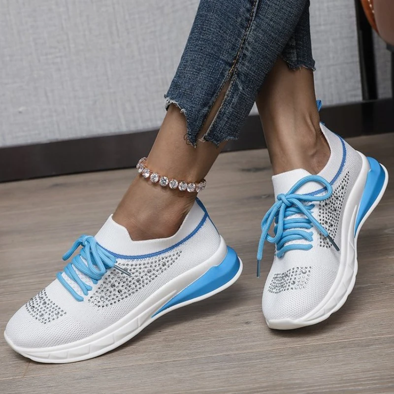 

Thick Sneakers Size 43 Casual Comfortable Sneakers Outdoor Hot Style Women's Shoes Hot Style Lace Up Lace-Up Vulcanized Shoes