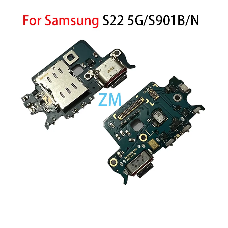 

USB Charging Port Connector Board Flex Cable For Samsung S22 Plus S22 Ultra S908B S908U S901B S901U S906B S906U