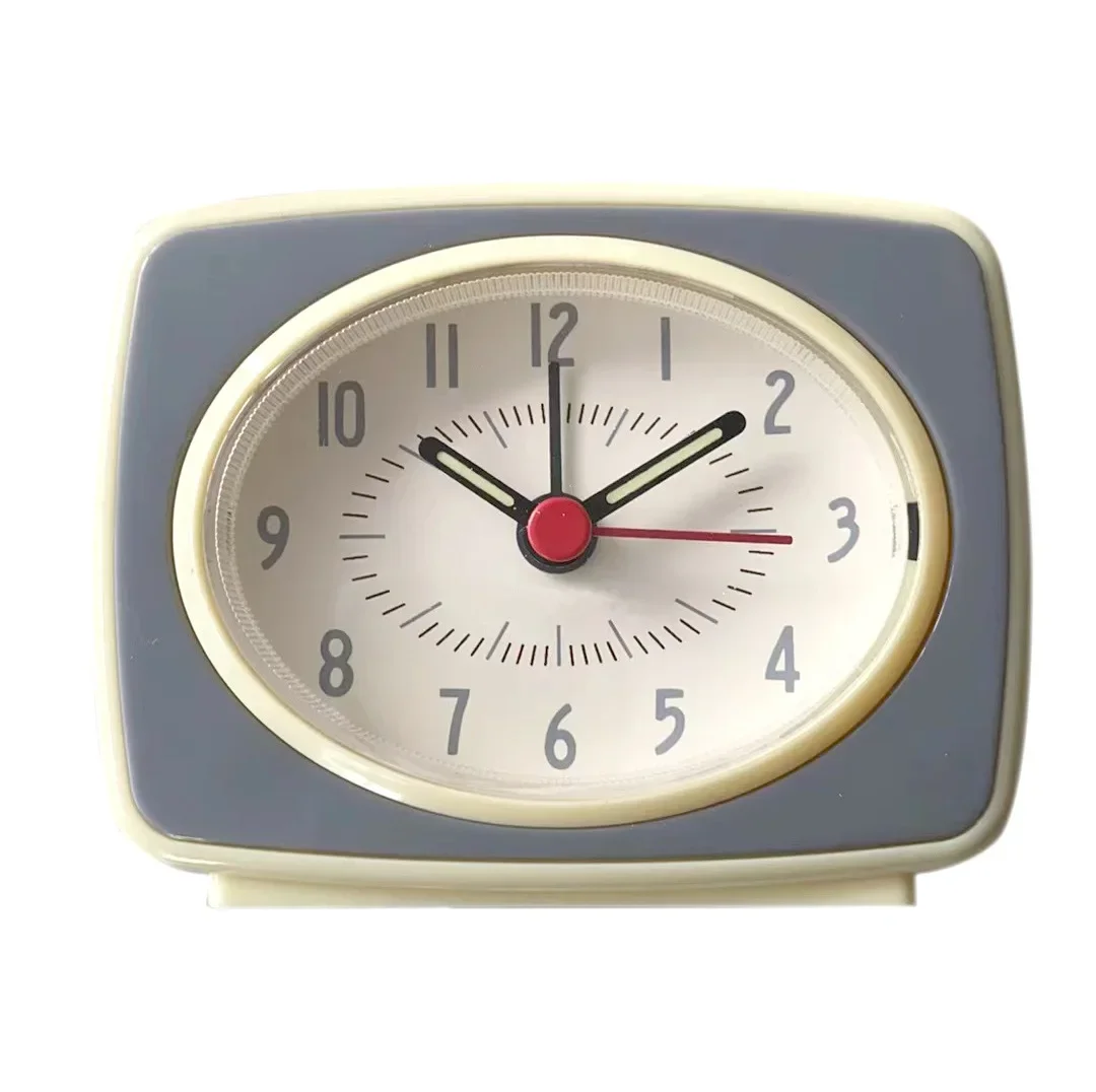 Винтажный будильник с флуоресцентными руками эмоциональное украшение интерьера