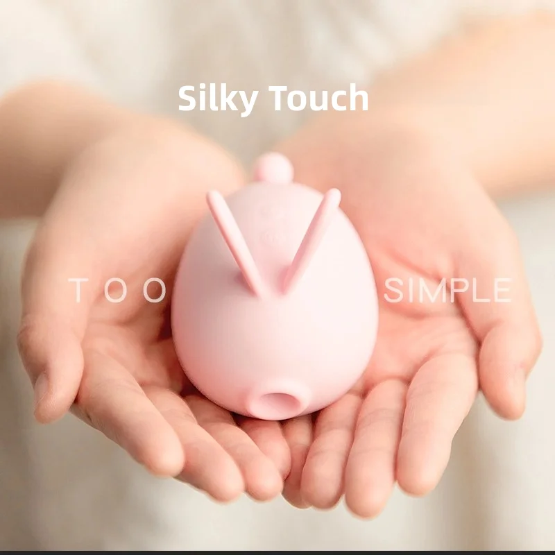 Фото Kistoy Too Simple Cute Rabbit Massager-Сосающий вибратор Секс-игрушка для женщин-вибраторы для точки G Стимулятор клитора для пары №5