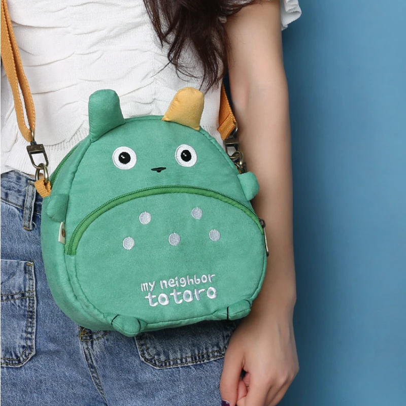 Children Small Bags Totoro 2022 New Mobile Phone Bag Girl Boy Cute Cartoon Student Messenger Bag