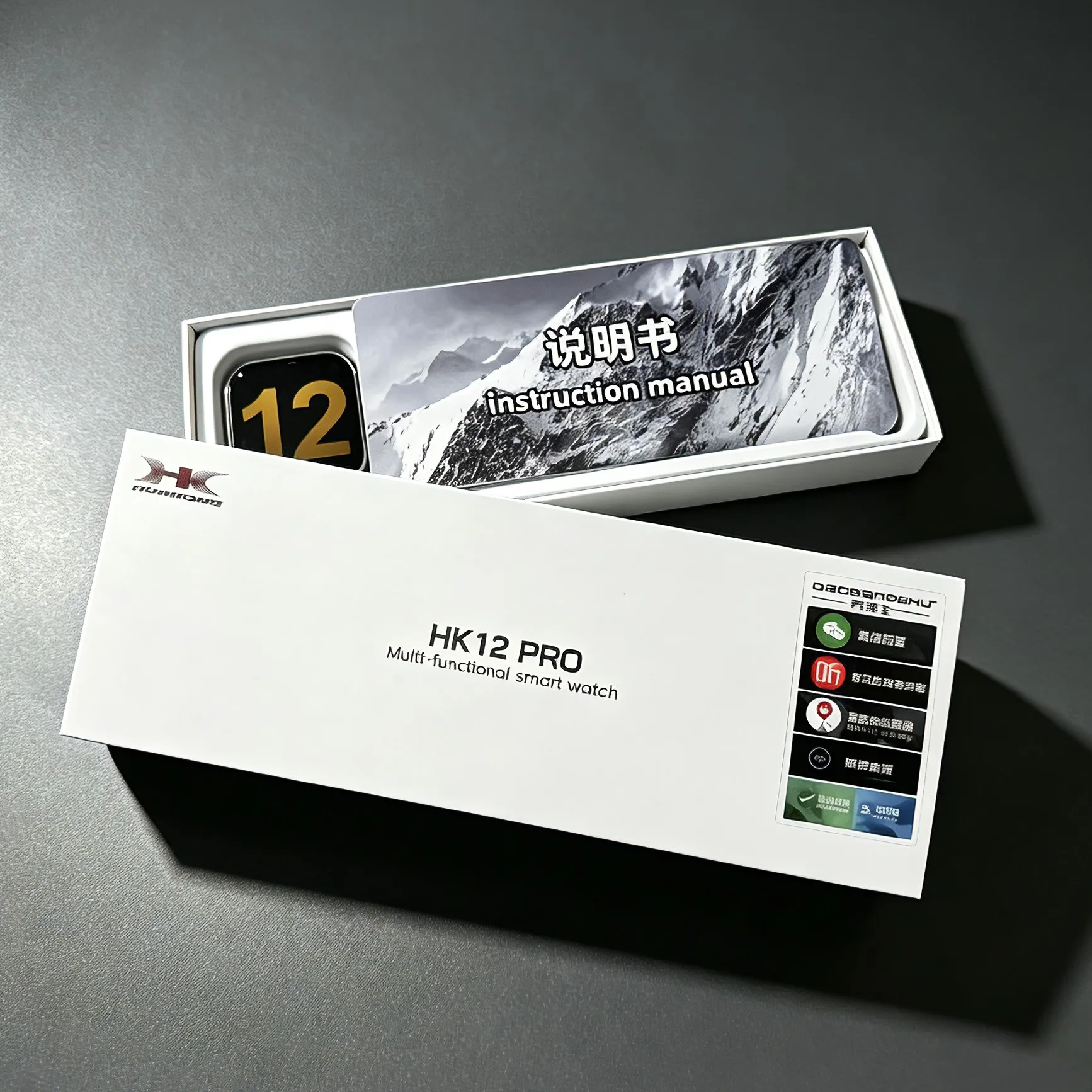 Водонепроницаемые умные часы HK12 Pro с AMOLED-экраном, версия HuaHong Wearfit Pro, серия HK 12, HK12pro, HK12P (art.: 3920dcb47f478) - 3920dcb47f478