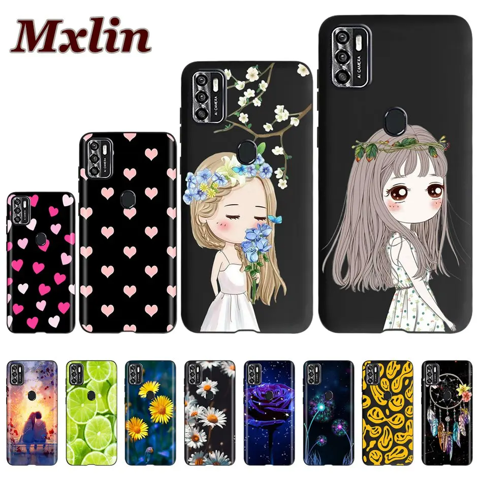 Мягкий силиконовый чехол для ZTE Blade A7s 2020, чехол 6,5 дюйма для милых девушек, окрашенный черный чехол для телефона ZTE BladeA7s A 7S 2020 A7020, чехол