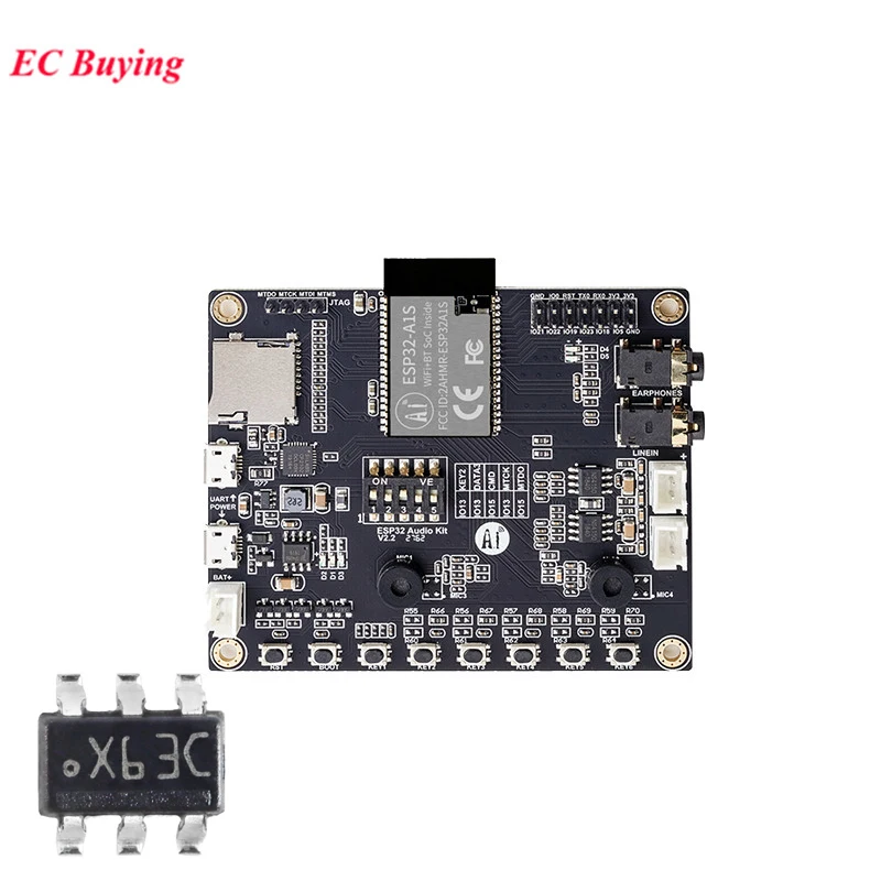 ESP32-Audio-Kit ESP32-Aduio-Kit ESP32-A1S ESP32 аудио макетная плата WiFi BLE модуль с низким энергопотреблением двухъядерный 8M DAC101S101CIMK