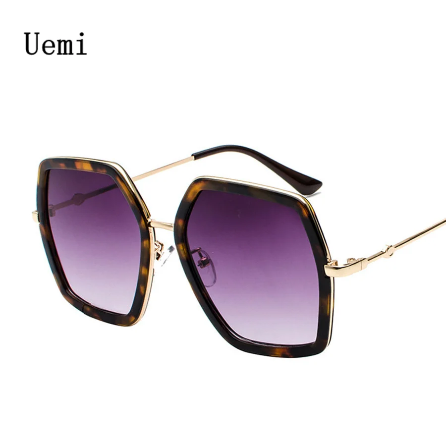 Солнцезащитные очки в стиле ретро UV400 для мужчин и женщин модные большие