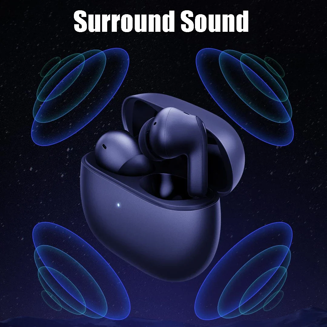 Xiaomi Redmi Buds 4 Pro TWS Earphone Bluetooth 5.3 Active Noise Cancelling 3 Mic Wireless Headphone 36 Hours Life For Xiaomi 12