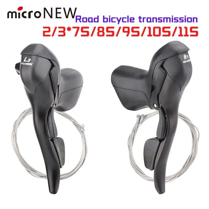 microneww2/3 7S/8S/9S/10S/11S Speed Road Bike Shifter Brake Lever Control Bike Shift Lever Derailment Set ForShimano Cylcing