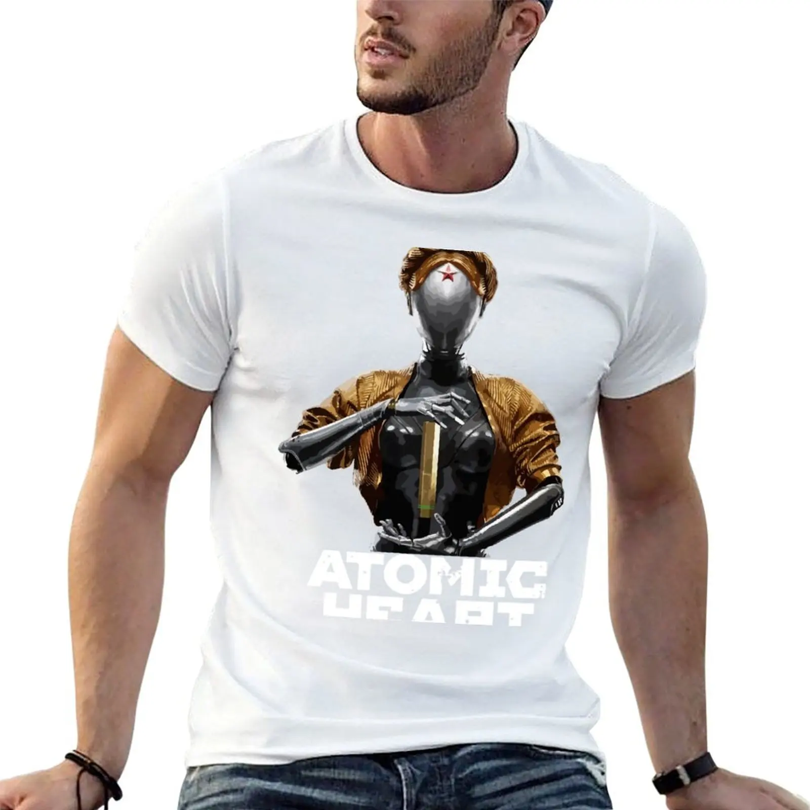 Мужская футболка с принтом Atomic Heart