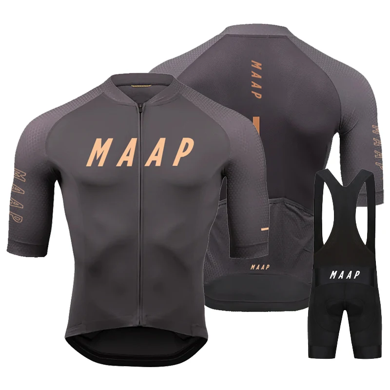 

2023 MAAP New Arrival Summer Men's Short Sleeve Cycling Shirt Triathlon Team MTB Mountain Race Cycling clothing Ropa de ciclismo