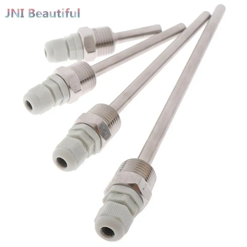 

1pc Durable 50mm Stainless Steel Thermowell Tube 1/2" NPT Threads For Temperature Sensors