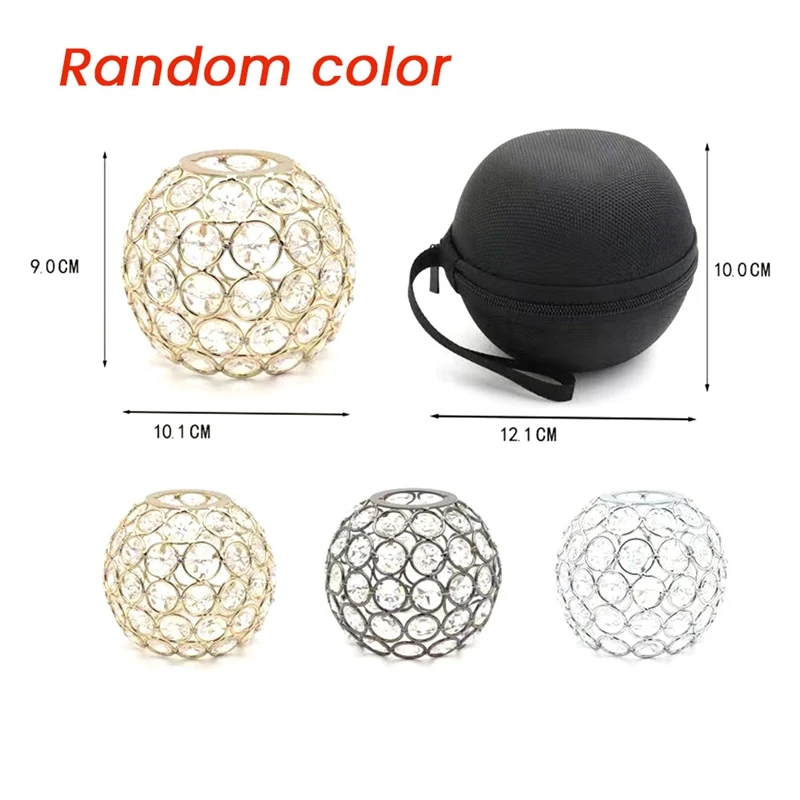 Хрустальный абажур для ворот Круглый с отверстиями теней наружный светильник