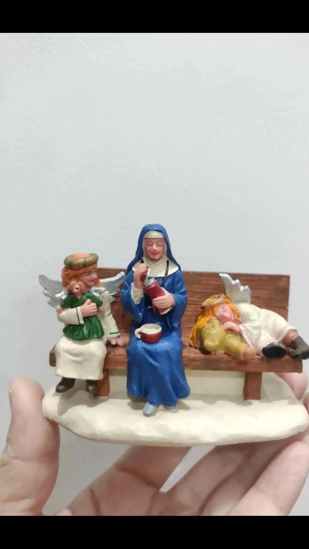 

Полимерная фигурка, настольная игра с психическим песком, Настольная игрушка, кортовая терапия, сестра и ангел