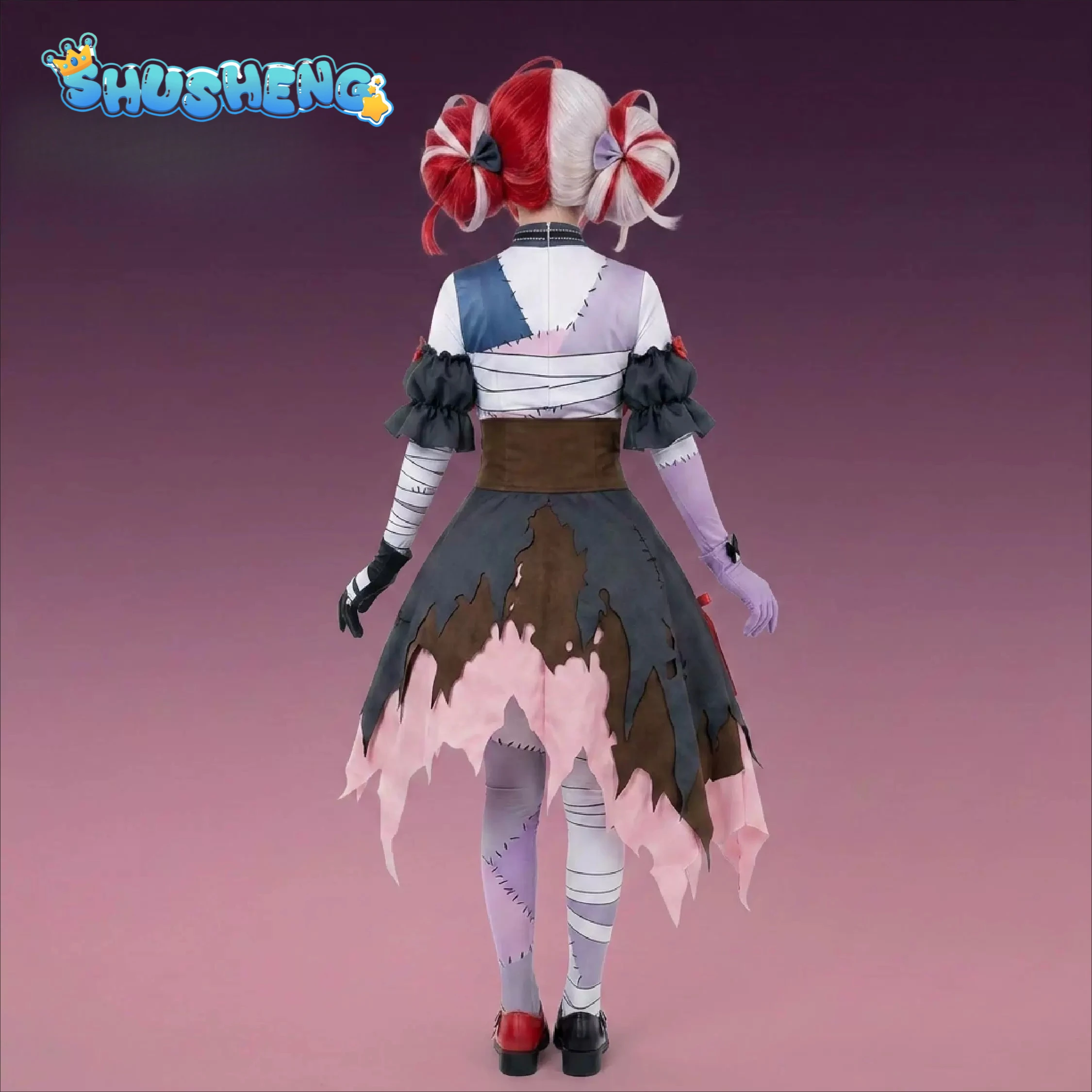 Фото Костюм для косплея Kureiji Ollie Hololive, аниме-костюм Vtuber, забавная униформа для цирка, Хэллоуина, карнавала, новая модная униформа для мужчин и женщин №2