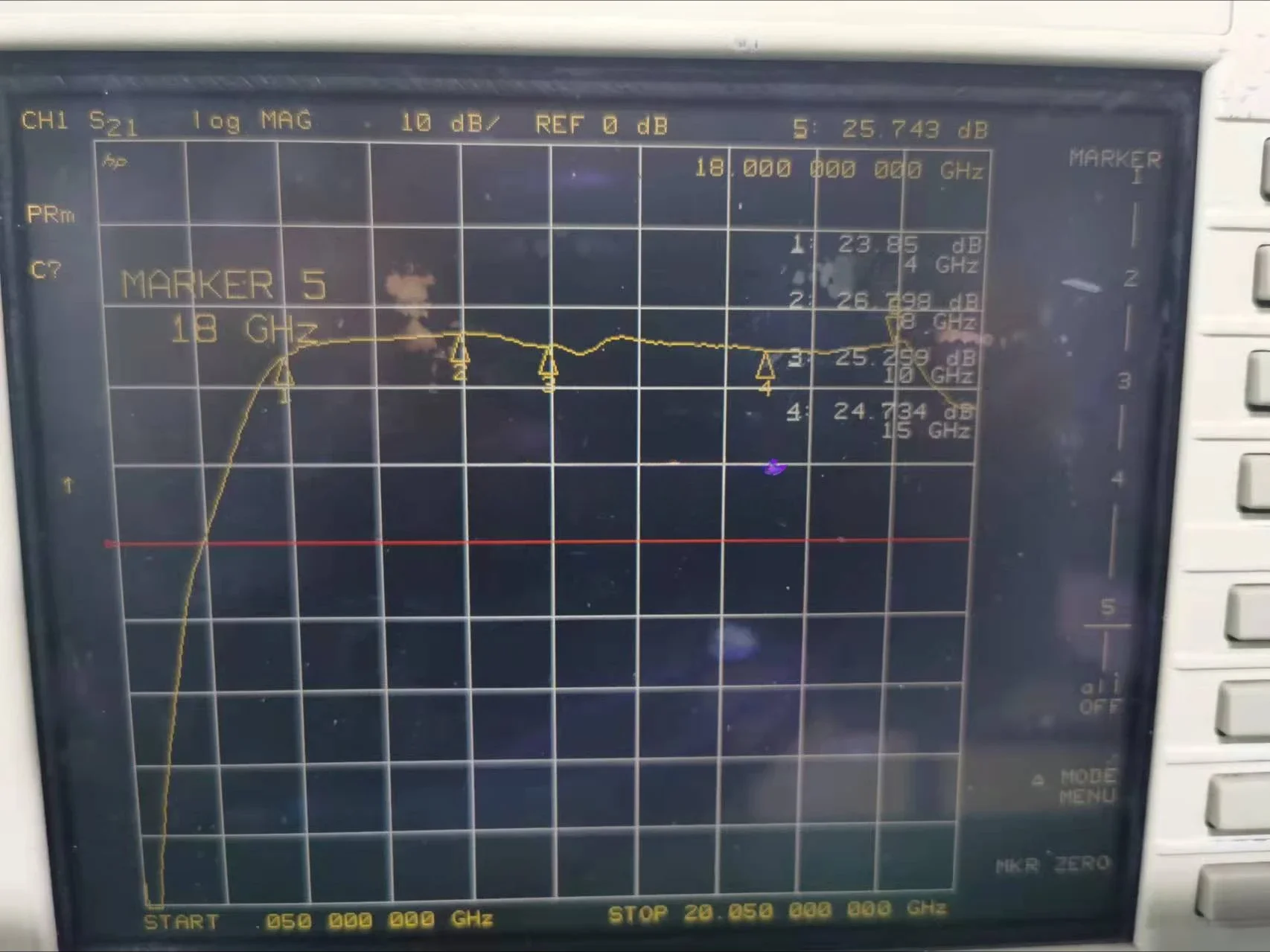 4G-20G Φ с высоким коэффициентом усиления LMX2820 G = 25 дБ Радиочастотный усилитель