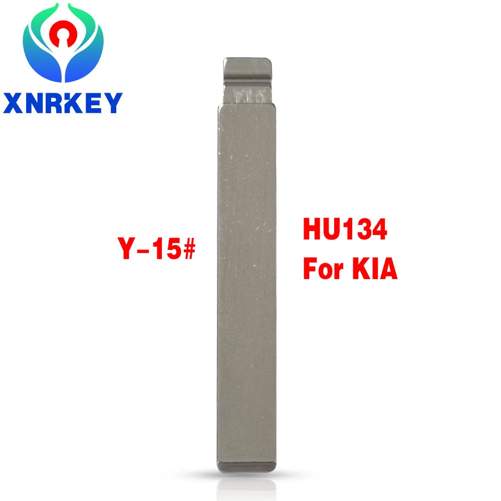 

XNRKEY 10 Pcs Y-15# HU134 Original High Quality Blade for KD/VVDI Remote Key Replacement Metal Blank Uncut Blade