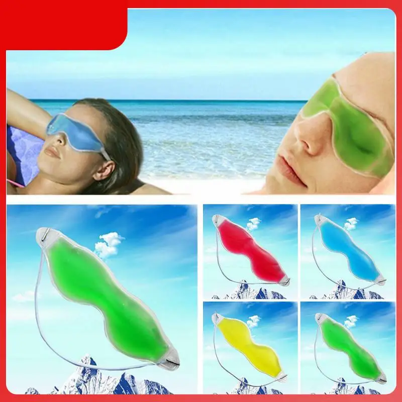 

1pc Gel Eye Mask Reusable Cold Cooling Soothing Relief Tired Eye Headache Fatigue Relaxing Pad Remove Dark Circles Eye Ice Bag