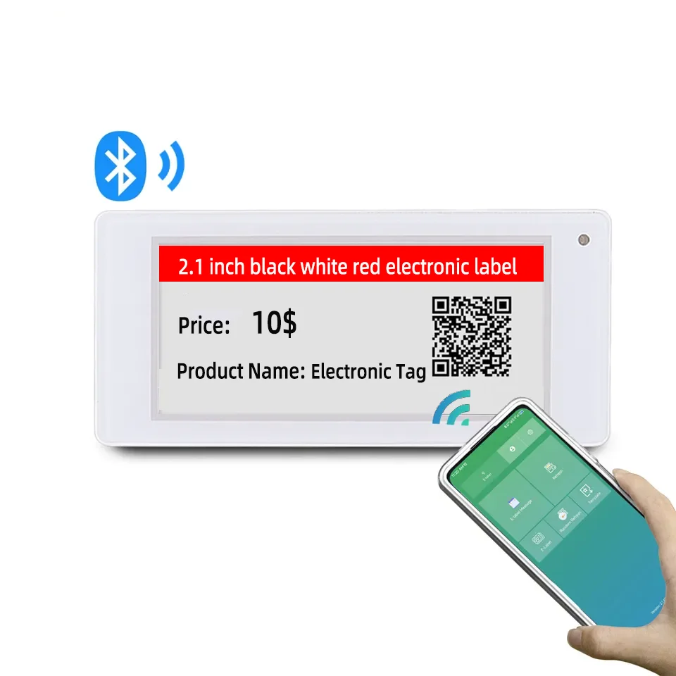 

Hot Sale Digital Tag Bluetooth 2.1 inch Epaper Price Label Electronic Shelf Tags