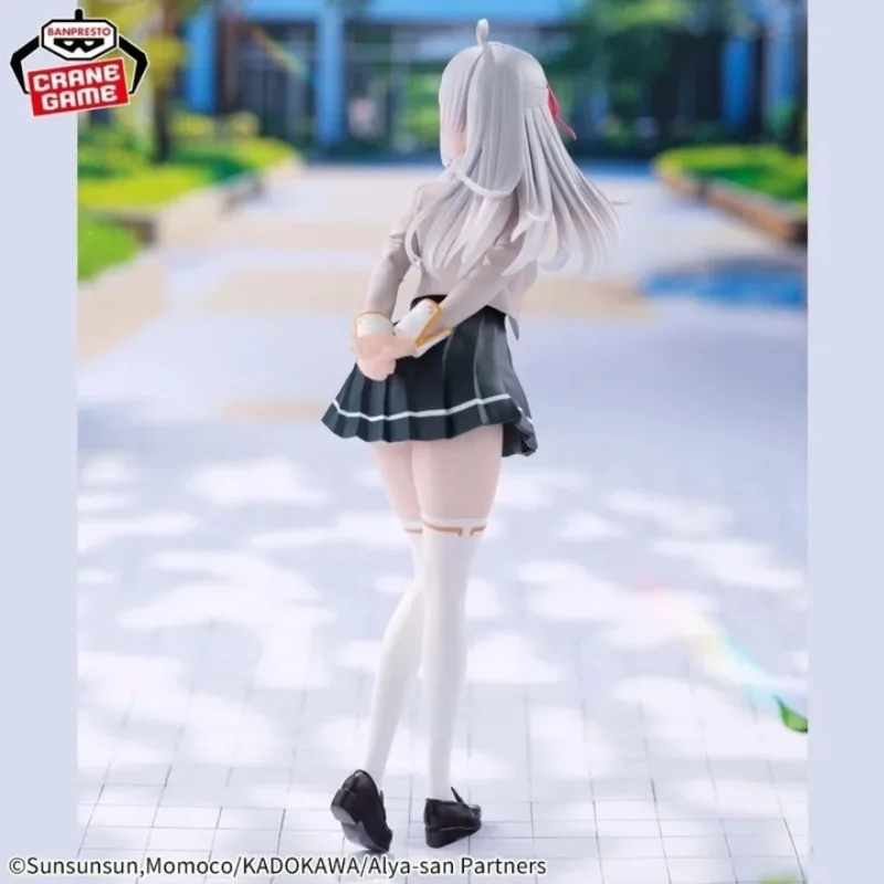 Фото Оригинальная коллекционная фигурка BANDAI Banpresto Алиса (Алия) из аниме, скрывающая свои чувства, модель-игрушка, подарок на праздник №4