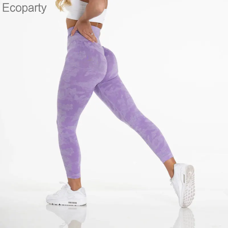 

Новые женские камуфляжные бесшовные леггинсы с высокой талией, эластичные спортивные Леггинсы для тренировок, фитнеса, йоги