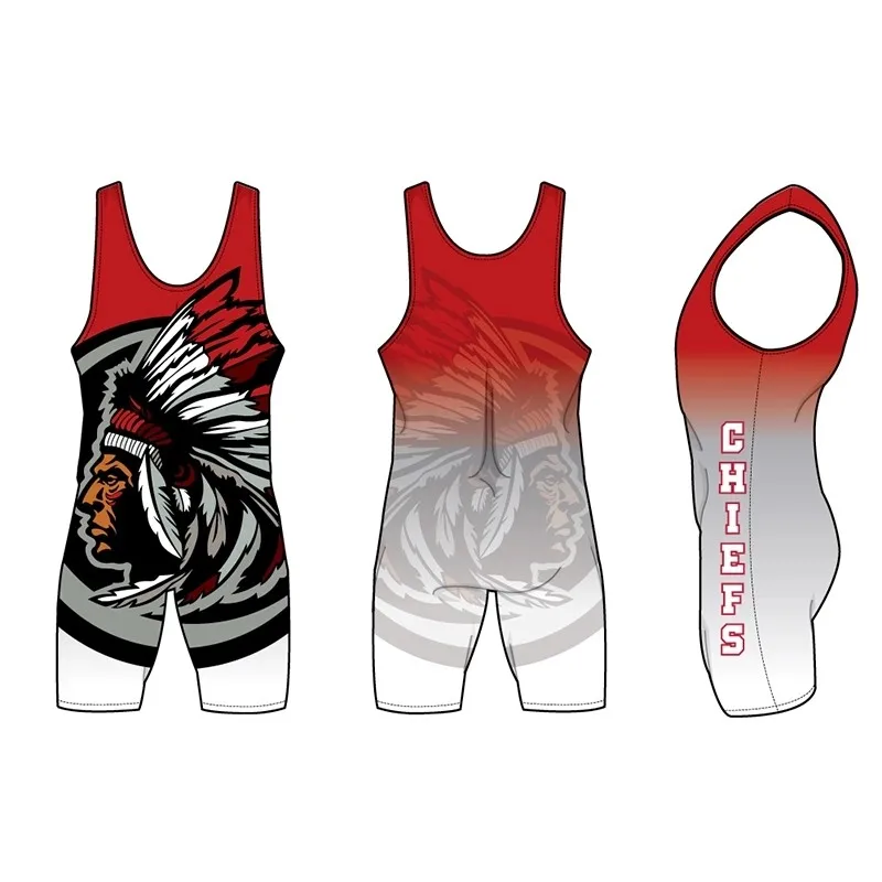 Youth and Adult Swimwear Marathon Running Wear Light Weight Iron Suit Wrestling Singlets WWE Gym Breathable Sport Skinsuit USA