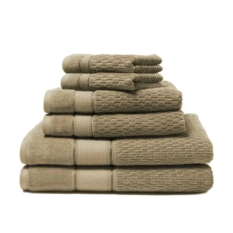 

6-Piece 100% Turkish Cotton Bath Towel Set тюрбан для сушки волос Cooling towel Nezuko Teema towels Toallas f