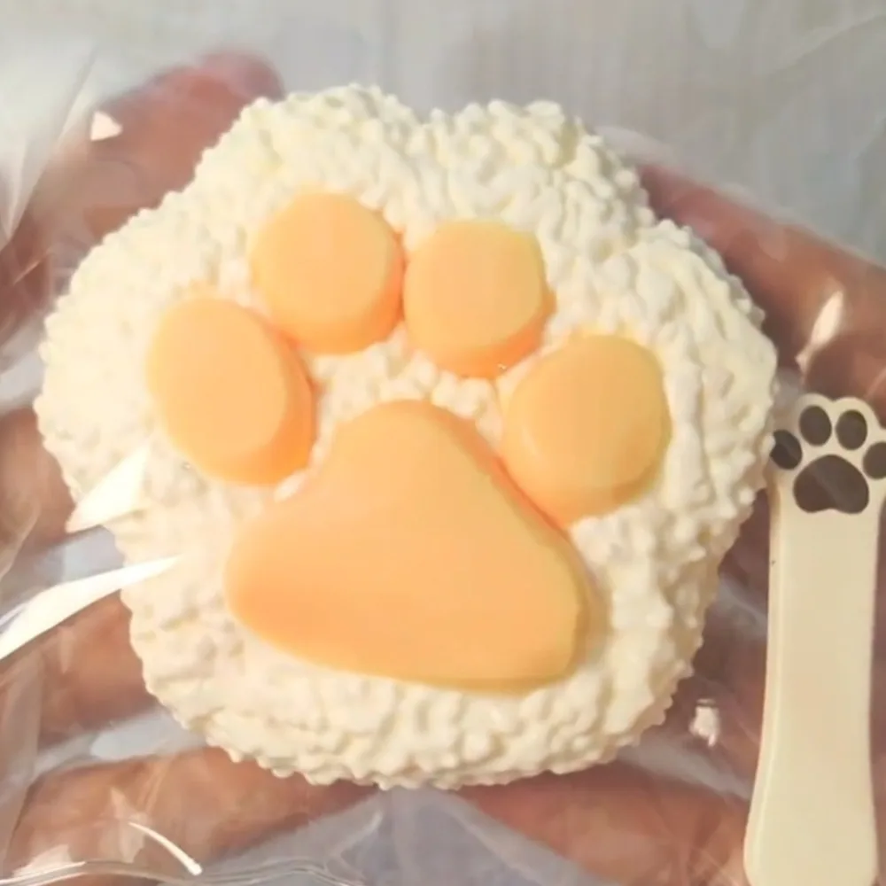 Мини-кошачья лапа кошачья мягкие игрушки рисовый рулет медленный отскок мягкая