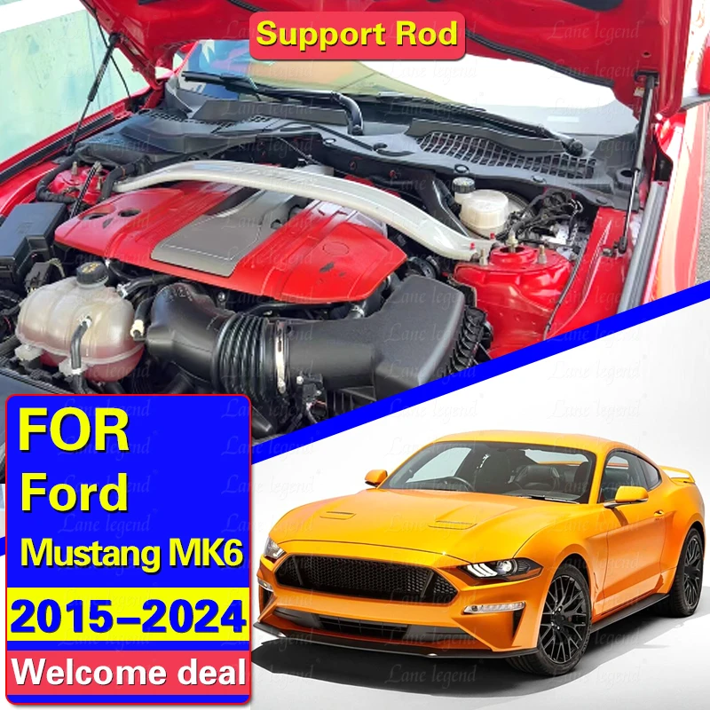 Стойки капота автомобиля для Ford Mustang MK6 2015-2024 подъемник передней опоры