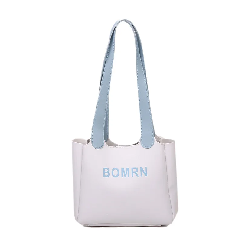 

Simple large capacity bag 2022 new fashion splicing color style single shoulder bag leisure letter Tote Bag designer bag