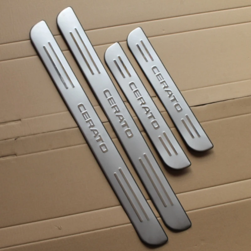 

Порог двери из нержавеющей стали, приветственная педаль для Kia Cerato, аксессуары для интерьера автомобиля, автомобильные сборники