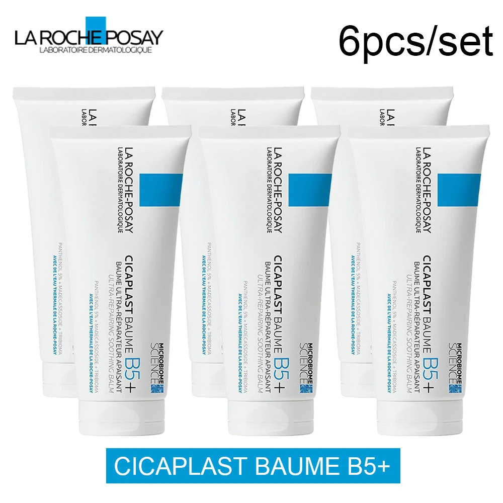 

6pcs La Roche Posay Cicaplast Baume B5+UL TRA-Reparateur Repairing Soothing Balm nourishes and protects Dry Skin Cream 100ml