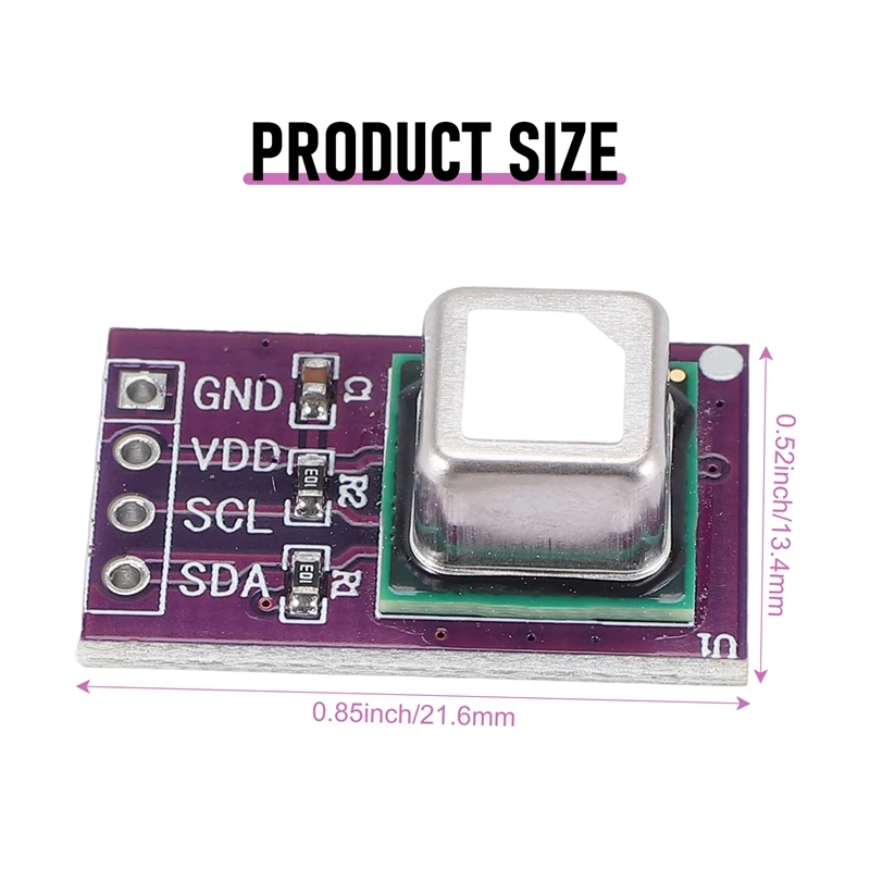 Модуль датчика газа SCD40 обнаруживает температуру и влажность двуокиси углерода 2