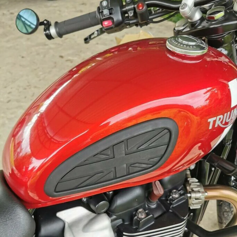 Универсальная противоскользящая накладка на бак мотоцикла в стиле ретро