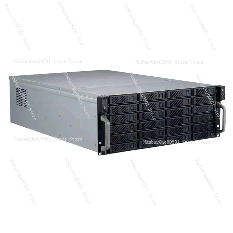 Фото Пустой корпус 4U с 24 отсеками для горячей замены SAS/SATA, высокоплотный серверный корпус для хранения данных без дисков №1