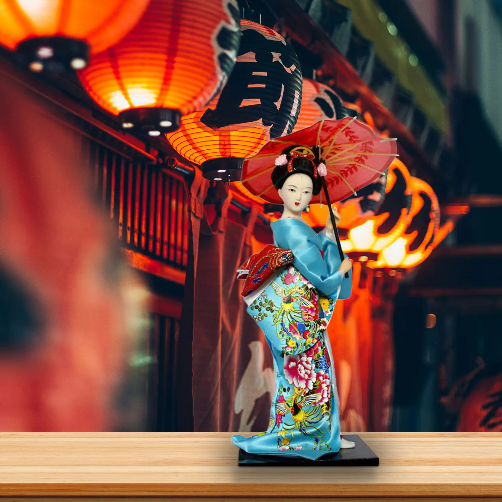 Искусственная кукла статуэтка гейши украшение для шкафа магазина гостиной
