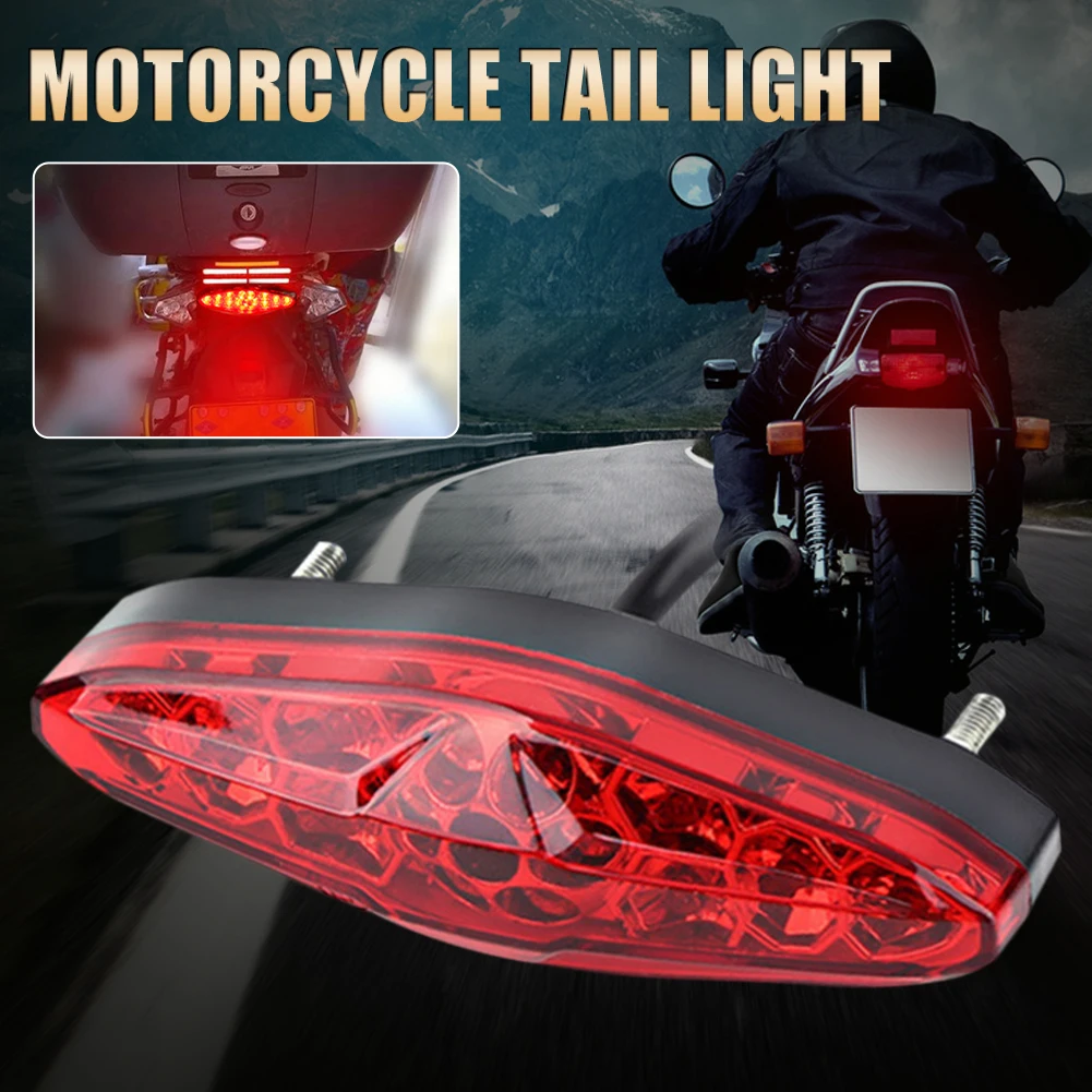 

LED Motorcycle Taillight Brake Light 12V Retro Rear Light Running Light for Suzuki ATV LTZ King Quad Runner DR DRZ 650 400 LT