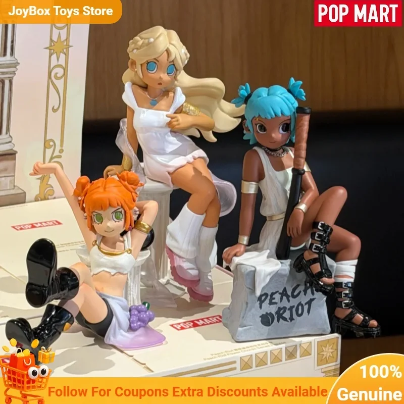 Фото Оригинальные коллекционные фигурки POPMART Peach Riot Disorder Chord Series в закрытой упаковке, сюрприз-бокс, игрушки для дома и рабочего стола, подарок №4