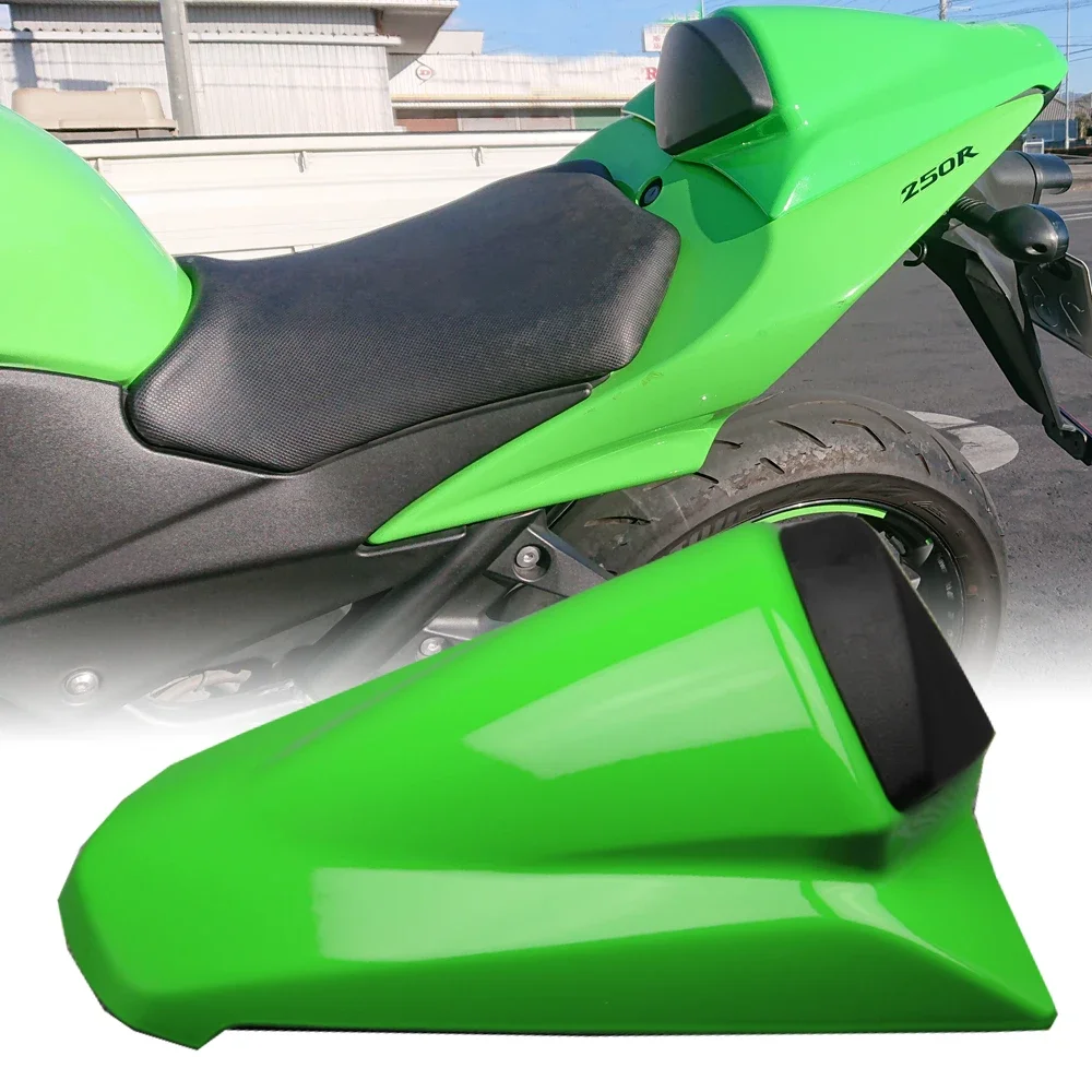 Фото Для Kawasaki Ninja 250 R 250R ZX250R EX250 чехол на сиденье КАПОТ задний обтекатель для соло мотоцикла 2008 2009 2010 2011 2012 зеленый №1