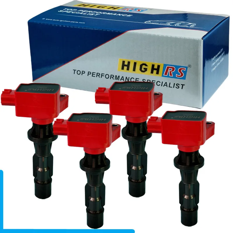 

4 заглушки катушки зажигания для Mazda 6 3 5 8 MPV CX7 MX5 Miata CX-7 MX-5 GS GT GX Grand Touring L4 2.0L 2.3L 2.5L 6M8G-12A366