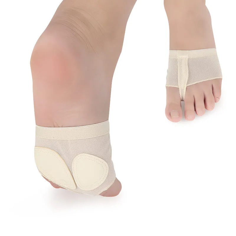 

1Pair Ballet Dance Foot Toe Forefoot Cover Half Palm Insole Front Pads Pain Relief Toe Separator Cushion Socks Foot Care Tools