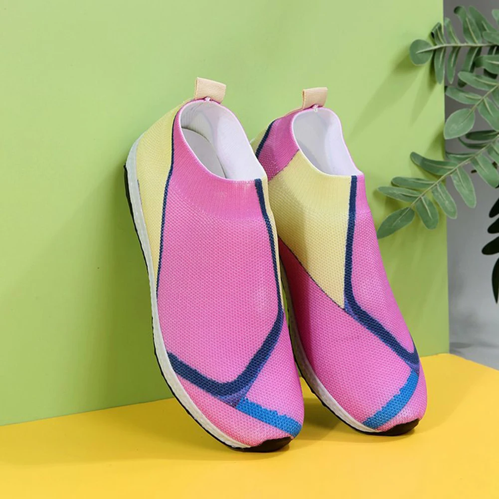 2022 New Women's Smooth Lightweight Shoes Women's  Breathable Candy Sneakers Summer Fall Casual Women's Basket Flats