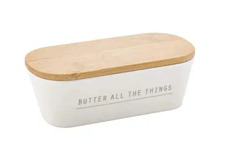 

Free Shipping Butter Dish with Lid, 7.75 x 3.25 x 2.5, Melamine