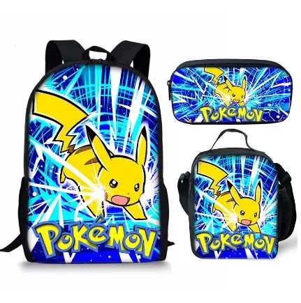 

Pikachu Elf Pokémon Pokemon Elf School Bag Backpack Shoulder Bag Student Children's Gifts Backpack Schoolbag Boys and Girls