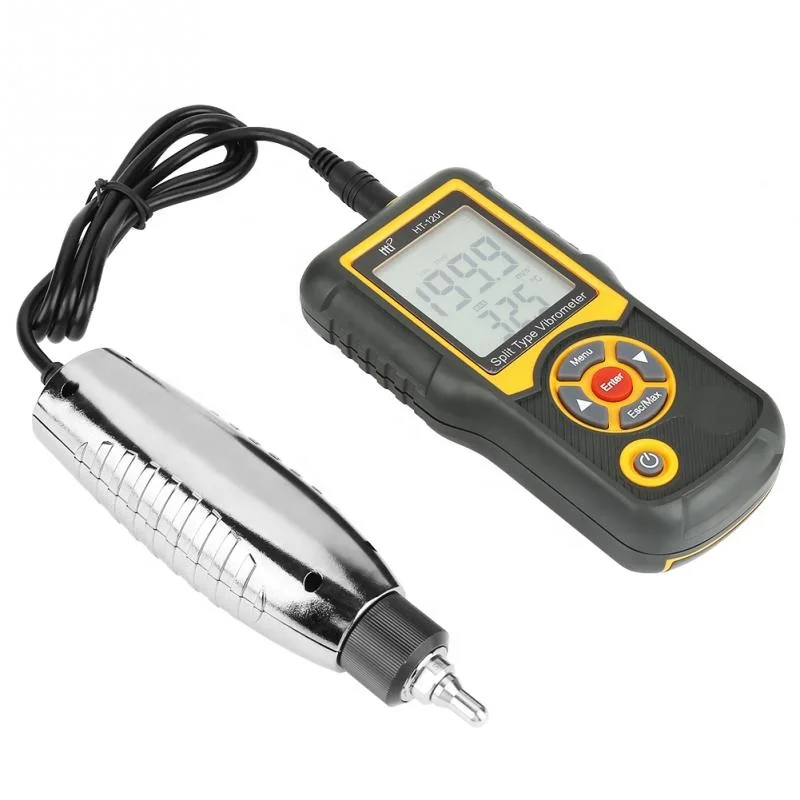 

HT-1201 Portable LCD Vibration Analyzer Tester Meter Vibrometer Gauge 0.1-199.9m/s