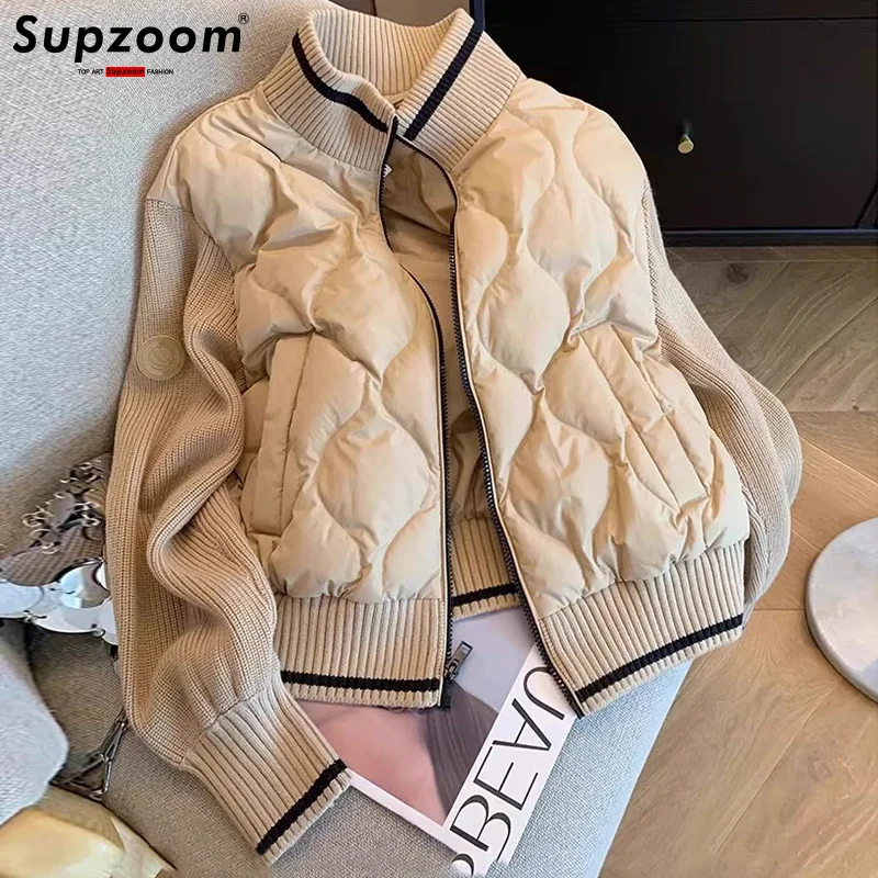 Supzoom Новое поступление брендовая одежда модный свободный кардиган зимнее пальто