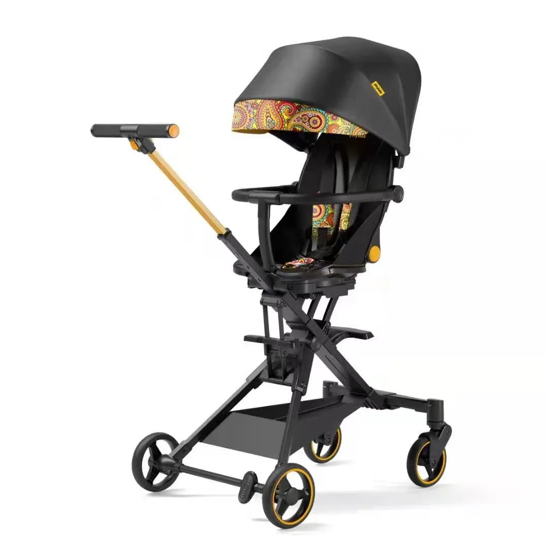 Playkids Walking Baby Artifact Trolley Light Two-way Can Be Half Lying High Landscape Stroller Walking Baby Artifact