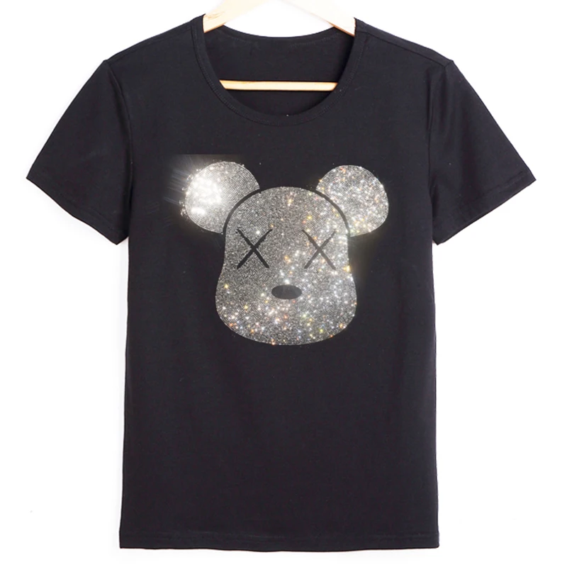 

Women Short Sleeve T shirts Cartoon Anime Fashion Woman Blouses 2022 Cotton Stretch Top Kawaii Female Clothing